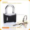 Colorful Diamond Type ABS Shell Plastic Covered Iron Padlock,Rhomb Shaped